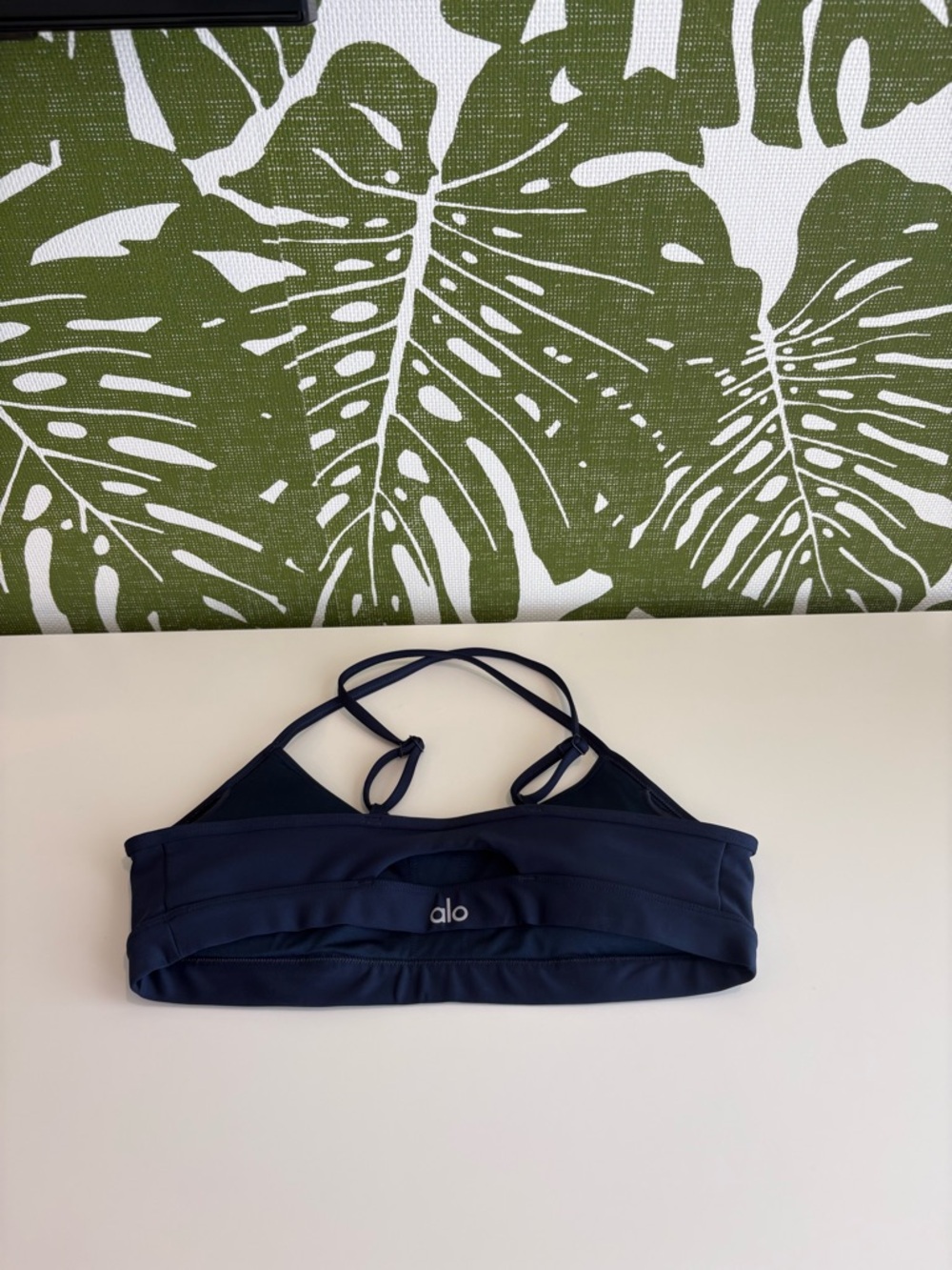 Alo Women's Navy Strappy Sports Bra💙